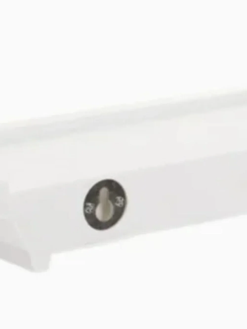 White Floating Shelves Wall Shelf 8 x 4 Holds 5lb Ste of 2